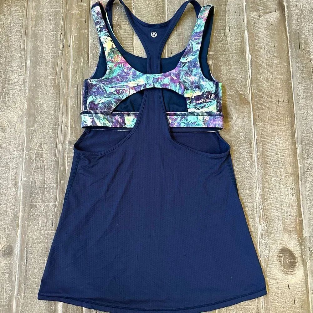 Lululemon Multicolor Athletic Tank Top